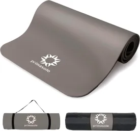 1/2 Thick Exercise Mat with Carry Strap & Case Mat for Yoga Pilates Fitness at Home and Gym 72" L x 24" W