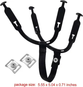 5X Hockey Helmet Chin Strap Easy Installation Portable Hockey Ear Belt Loops