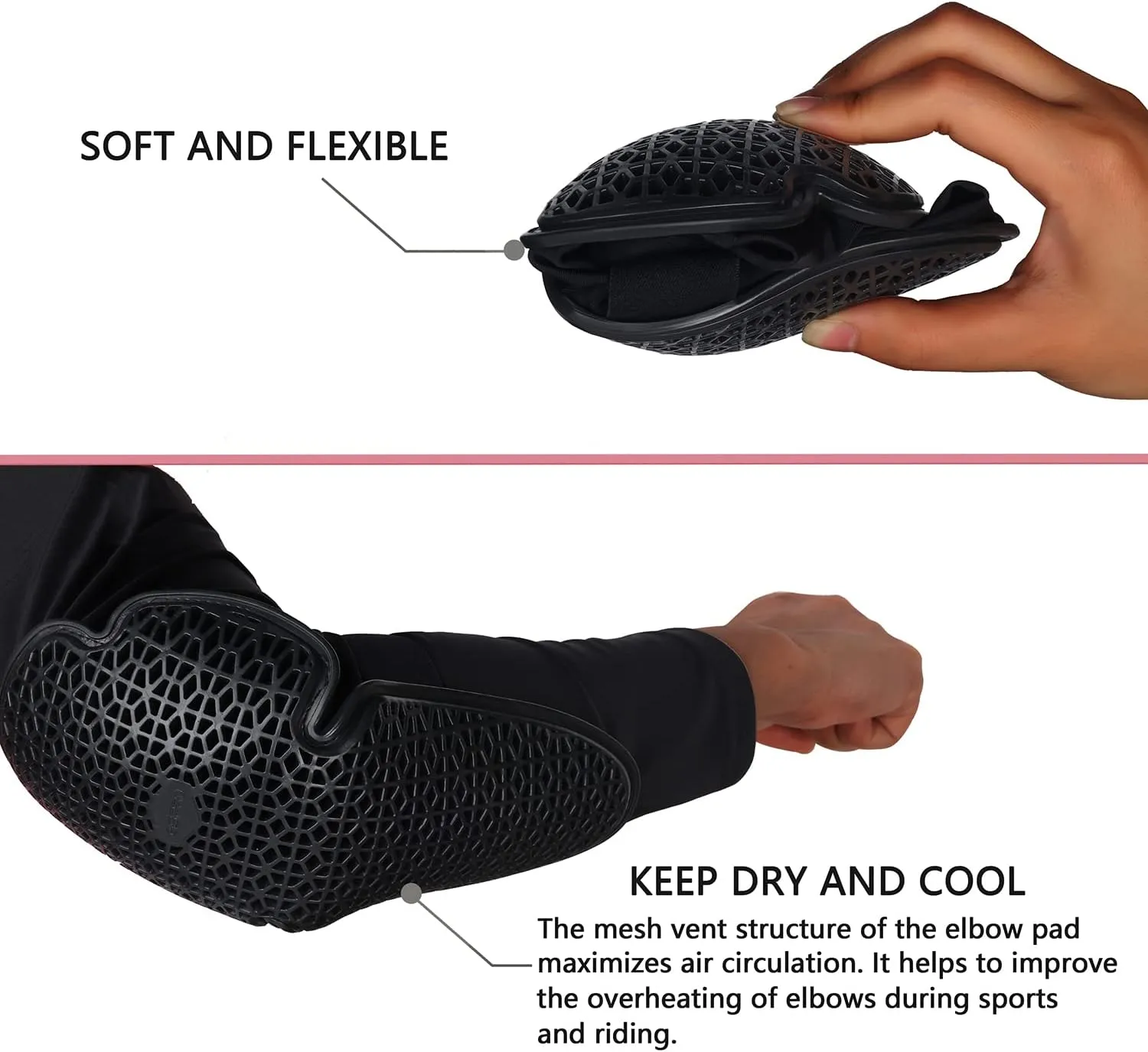 Elbow Protection Pads,Mountain Bike Elbow Guards,MTB Elbow Pads,Skate & Skateboarding Protective Gear