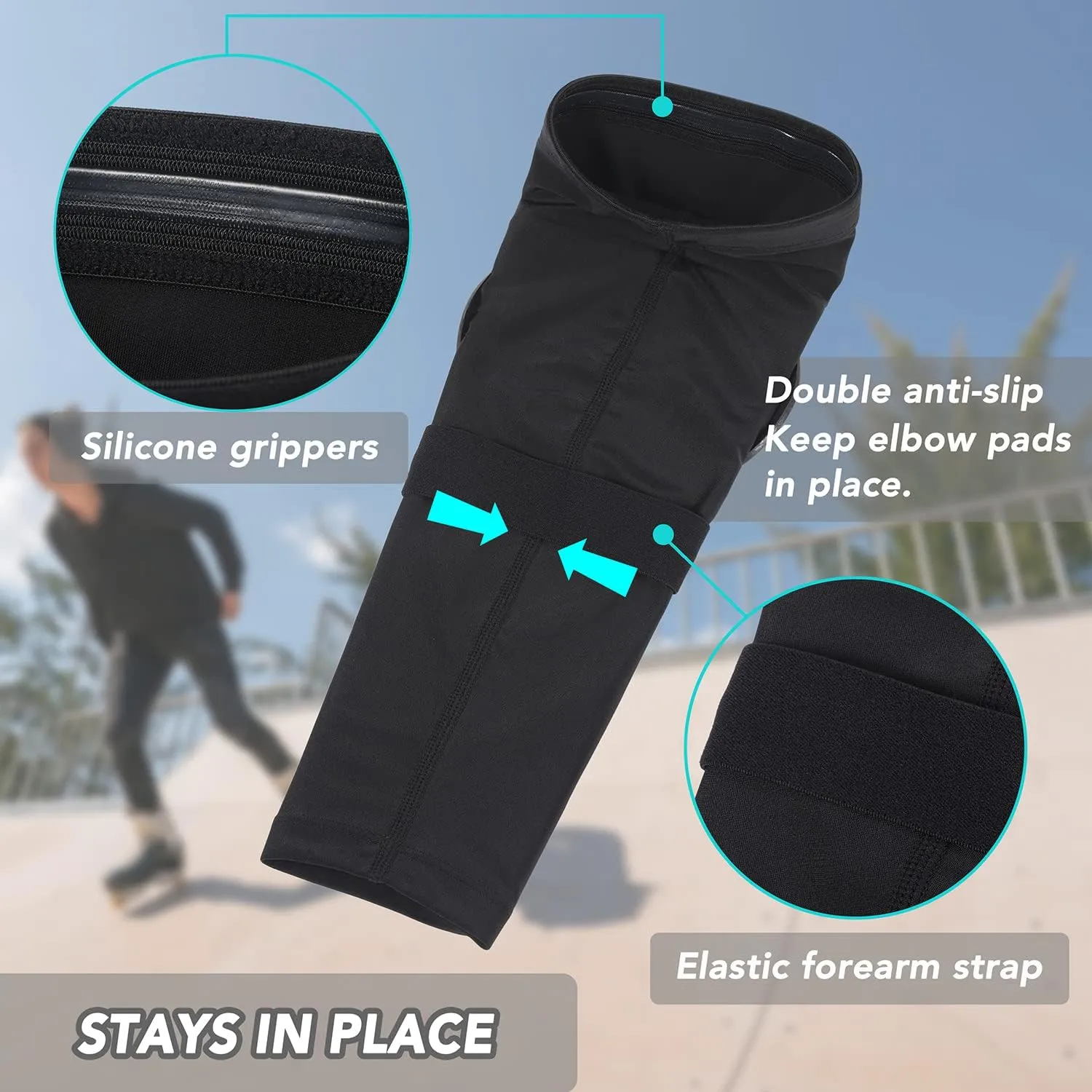 Elbow Protection Pads,Mountain Bike Elbow Guards,MTB Elbow Pads,Skate & Skateboarding Protective Gear