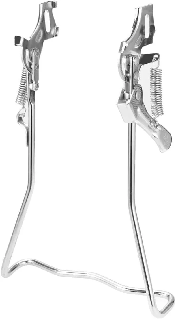 Garneck Bike Accessories Bike Kickstand Double Leg Stand Metal Bike Wheel Hub Display Stand for Road Mountain Bike Mountain Bike Kickstand