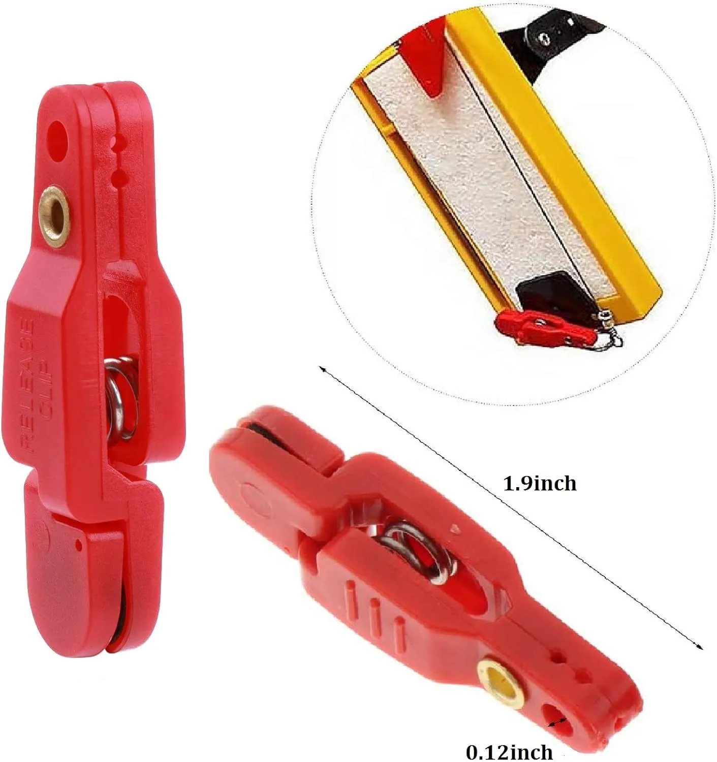 Heavy Tension Snap Release Clips for Weight Planer Board Kites Downrigger Trolling Fishing