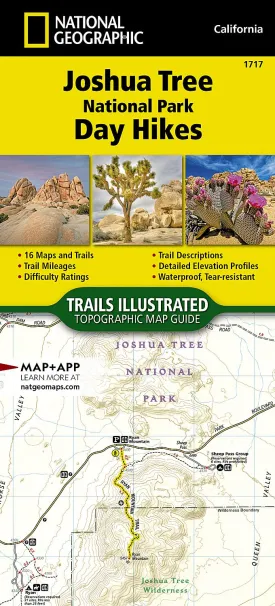 Joshua Tree National Park Day Hikes Map (National Geographic Topographic Map Guide, 1717) Map  June 20, 2024