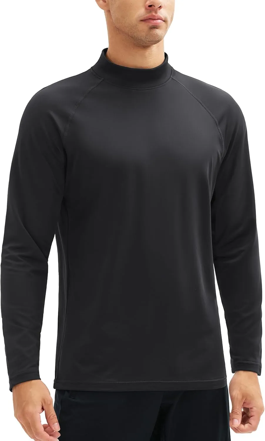 MAGCOMSEN Men's Thermal Shirt, Fleece Lined Long Sleeve Undershirts, Athletic Warm Base Layer Winter Top