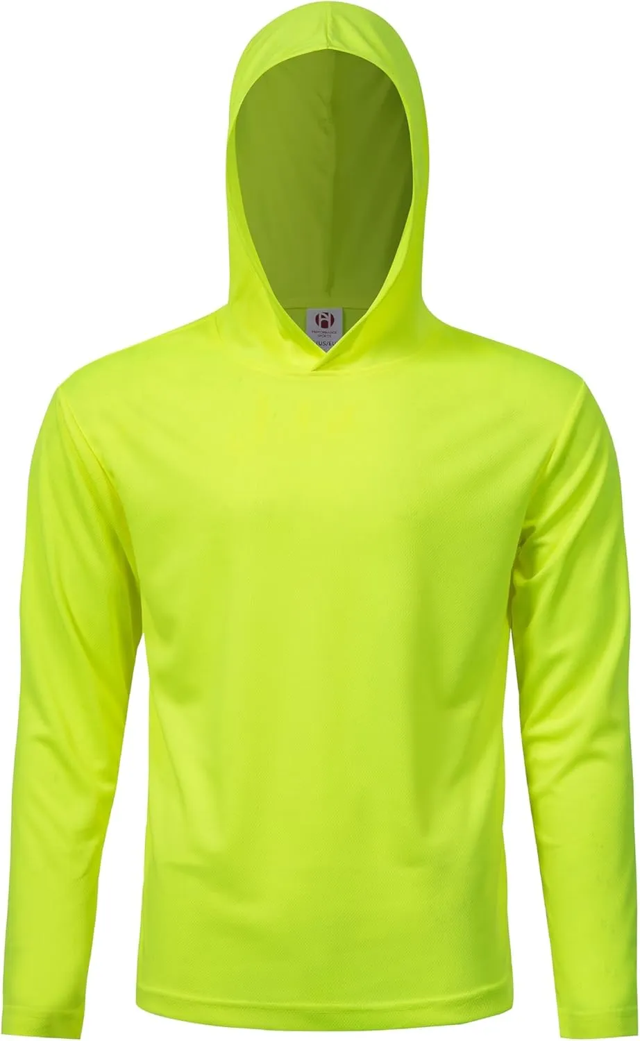 Mens Active Athletic T-Shirts Set Long Sleeve Sun Protective Quick Dry Hoodies Shirt 5 Pack