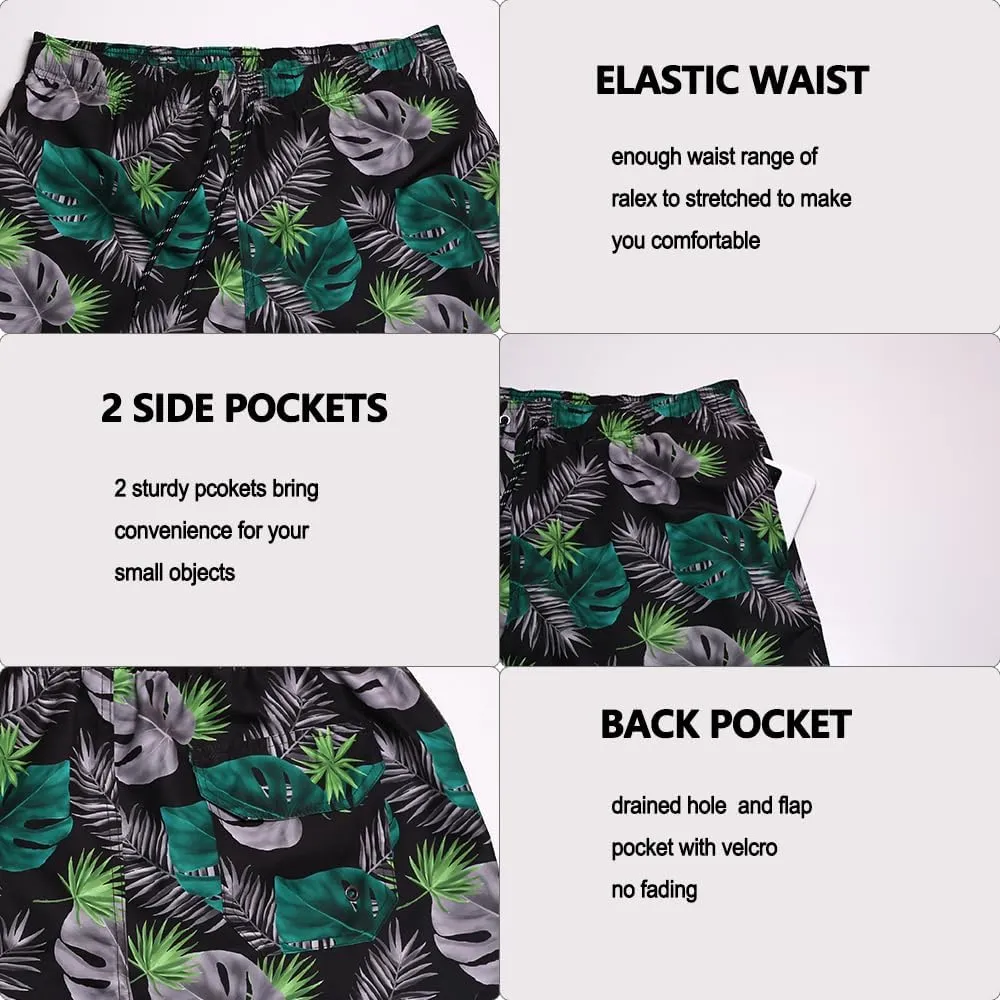 Mens Swim Trunks Quick Dry Bathing Suit Board Shorts for Men | Beach Swimwear Pool Shorts