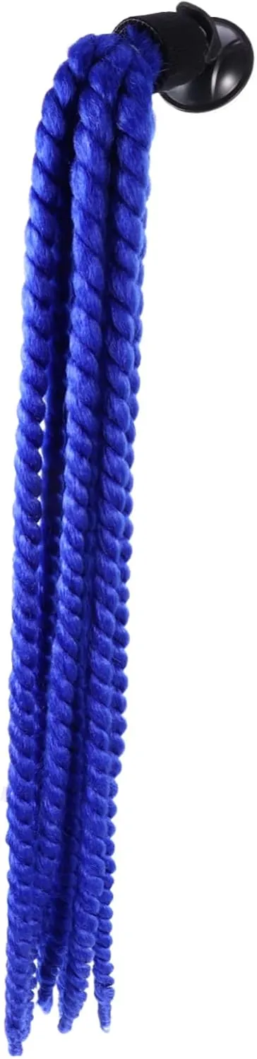Motorcycle Braid Wig Decor Durable Handmade Ornament for Unique Motorcycle Style Bright for Female Riders