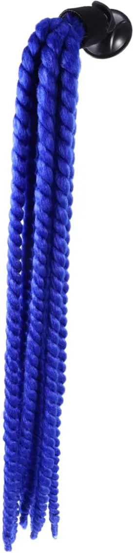 Motorcycle Braid Wig Decor Durable Handmade Ornament for Unique Motorcycle Style Bright for Female Riders