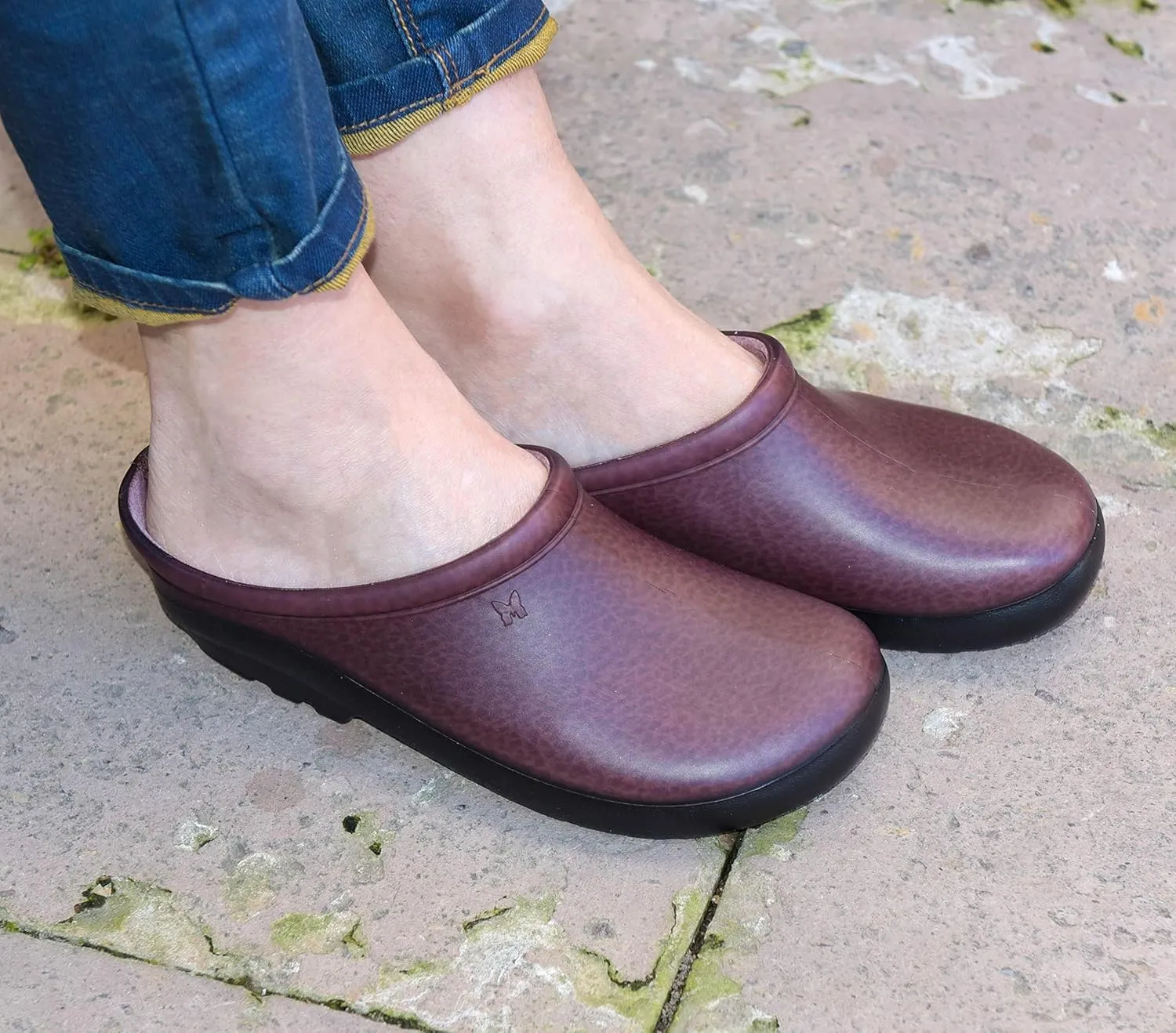 Sloggers Waterproof Garden Clogs for Women  Traditional Garden Clogs with Premium Comfort Support Insole, (Black), (Size 9)