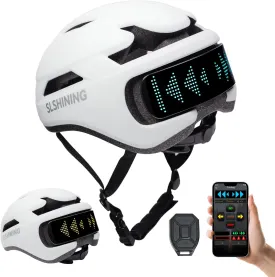 Smart Bike Helmet with Light: Bicycle Helmets for Adult Teens for Mountain & Road Cycling Electric Scooter Skateboard Skating