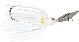 Strike King Thunder Cricket Fishing Lure, Vibrating Swim Jig, Silver Blade, 4/0 Jungle-Style Flipping Hook