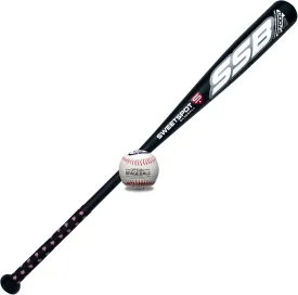SweetSpot Senior 34 | Plastic Bat and Ball Combo Set | 34??Length | Backyard Baseball Set for Youth, Kids, Teens, and Adults