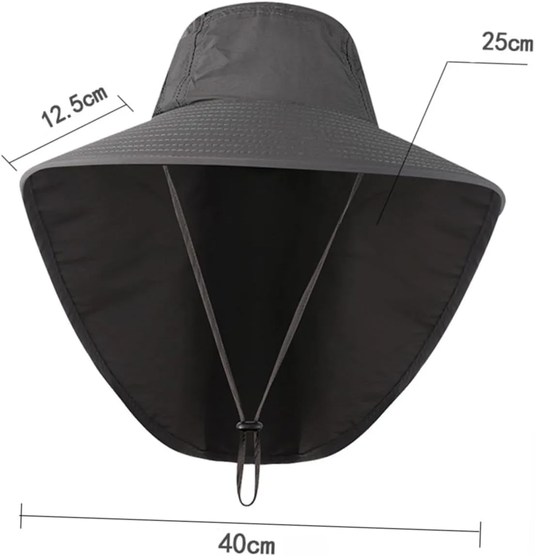 VALICLUD Hat with Earflaps UV Sun Hat para Hard Hat Sun Shade Sol Peaky Skull Cap Visor Hat Umbrella Hat