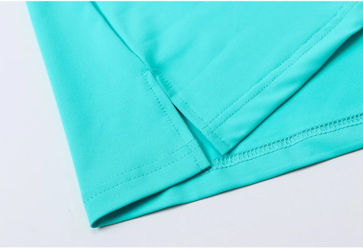 Women's Short Sleeve Golf Polo Shirts Tennis Shirts Sport T-Shirts Workout Tops